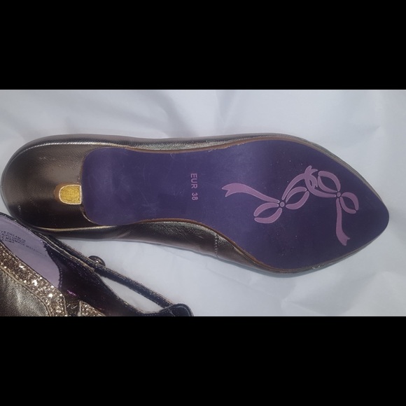 Poetic License gold dorothys dream shoes glitter Size 8 - Picture 6 of 11
